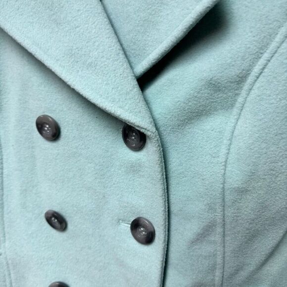 Vintage Chadwick’s Sky Blue Wool Blend Pea Coat - Picture 3 of 6